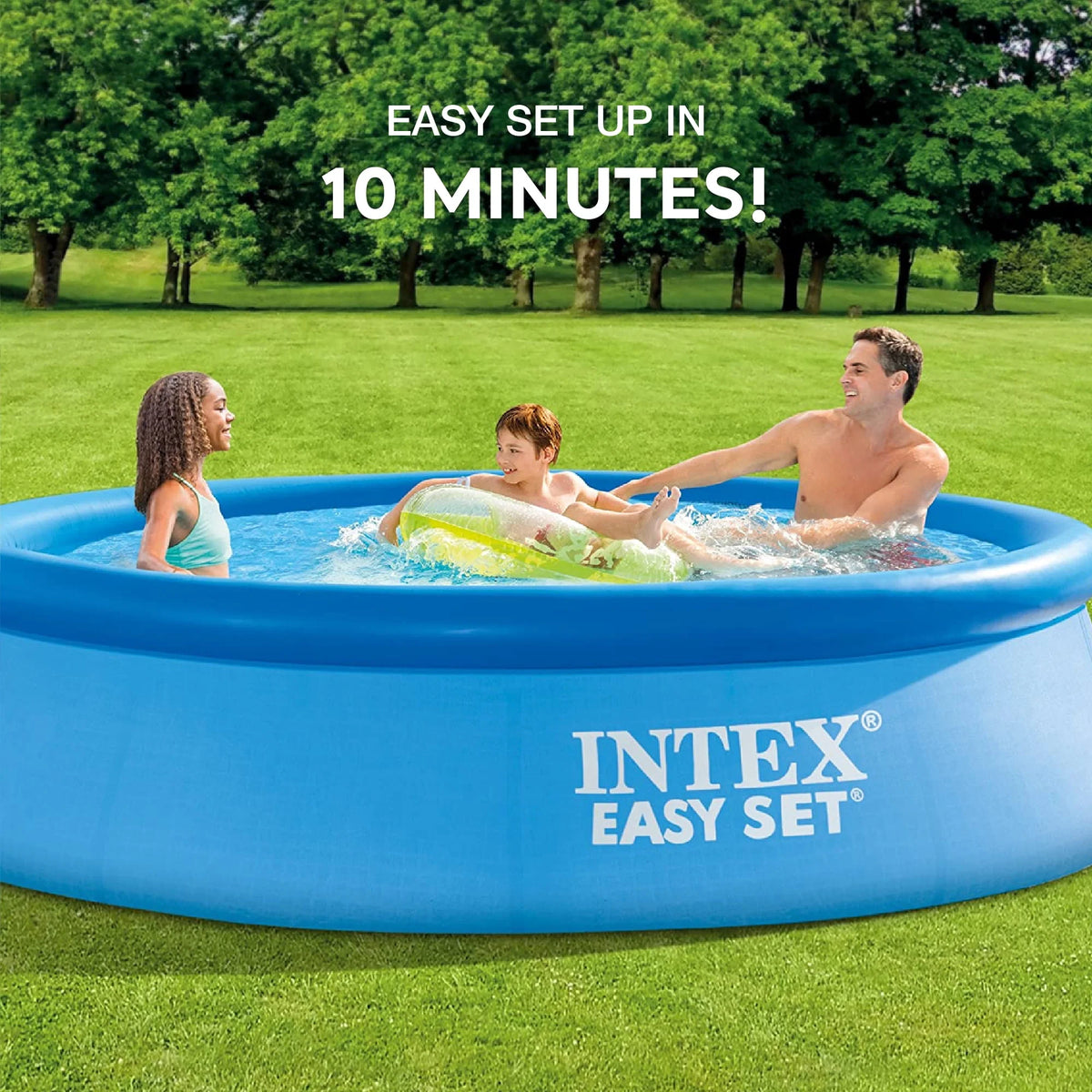 12ft x 30in Inflatable Swimming Pool with Filter Pump V916