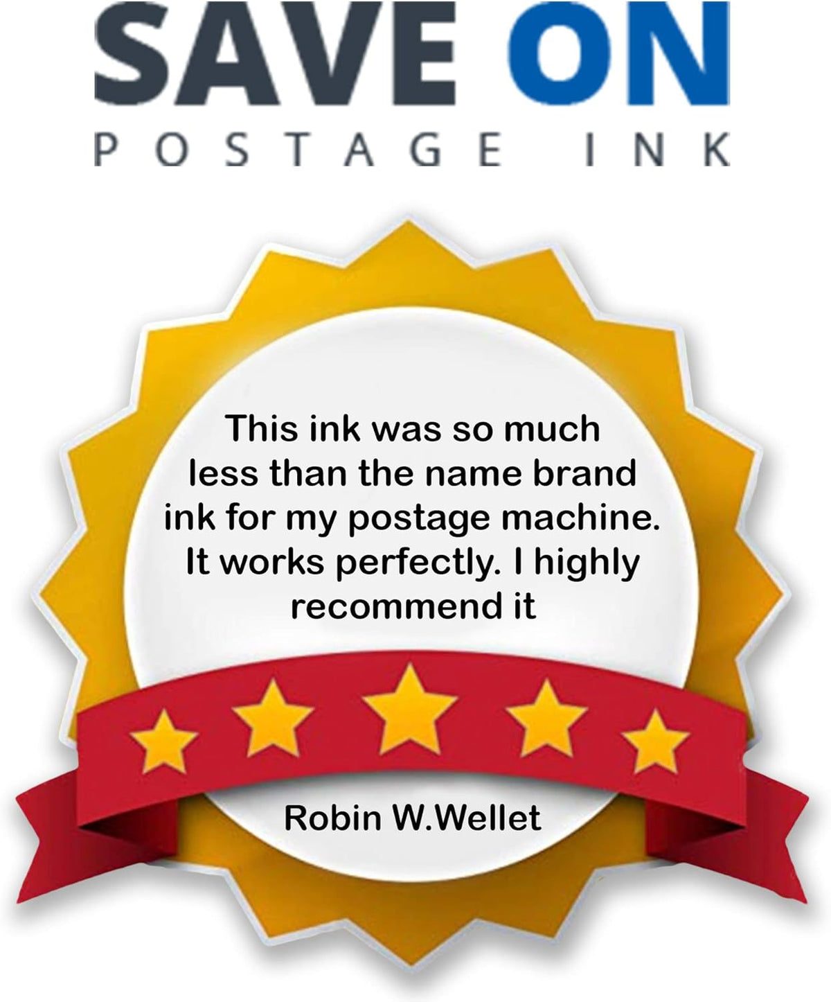Red Ink Cartridge for Postage Meter R705576
