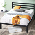 Queen Metal Platform Bed Frame with Headboard E178