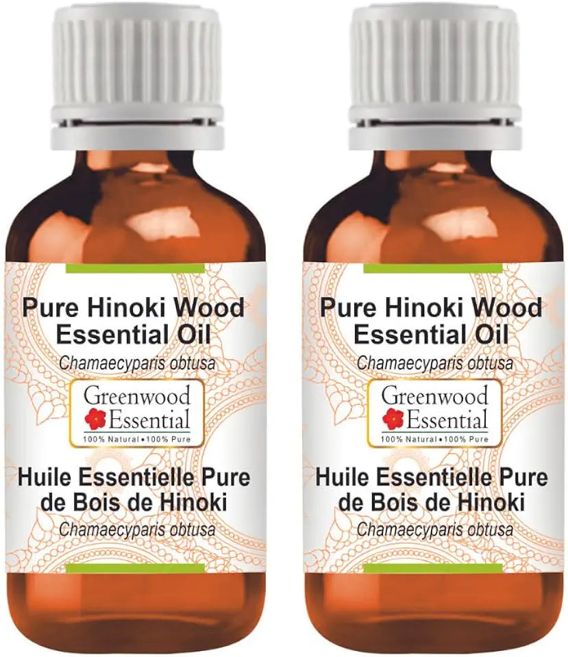 Hinoki Wood Essential Oil Steam Distilled 2 Pack 6.76 oz C22696