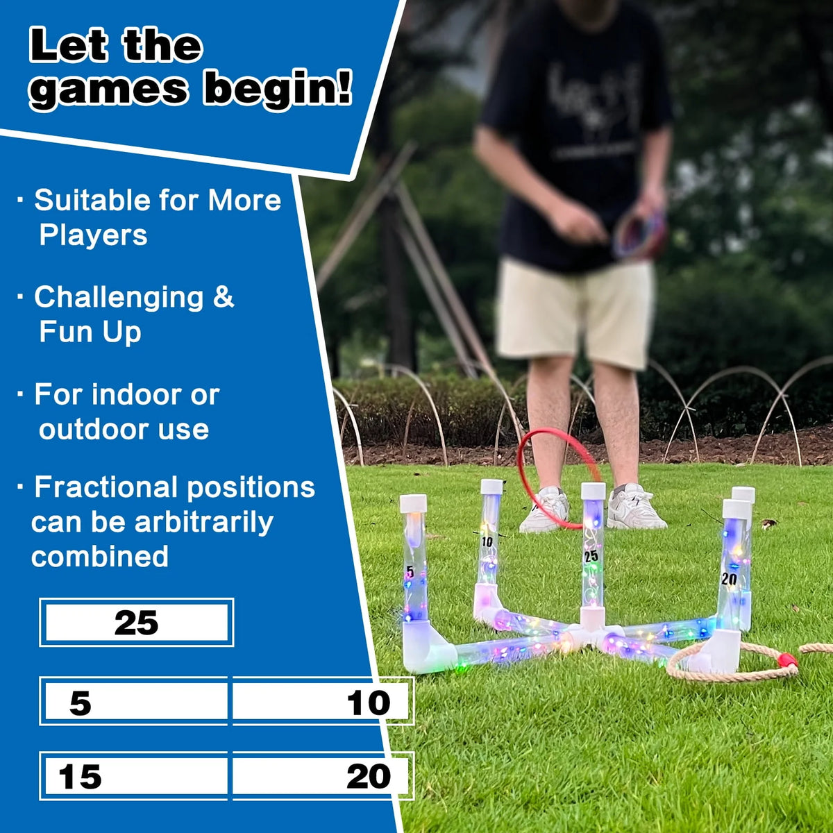 Ring Toss Game with Led Lights B70035
