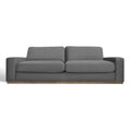 Stone Gray Fabric Platform Sofa N846410
