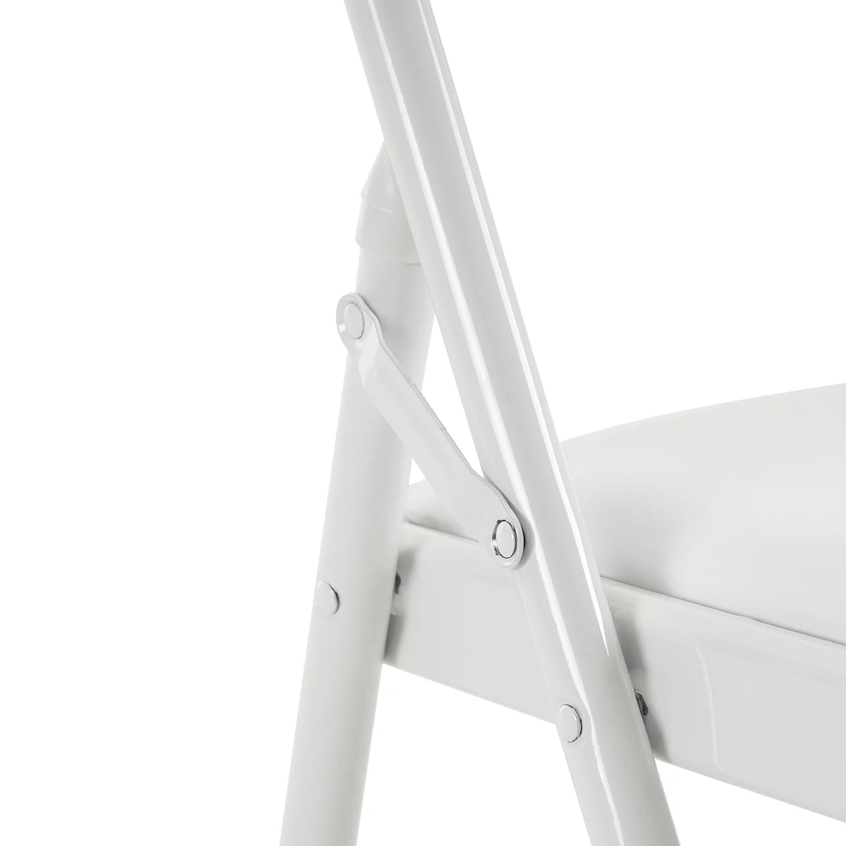 6 Pack Black Folding Chairs Cushioned Padded Seat Metal Frame N56191