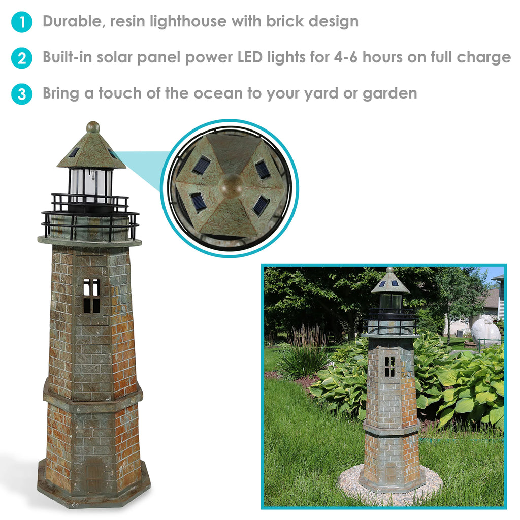 Solar LED Lighthouse E1336
