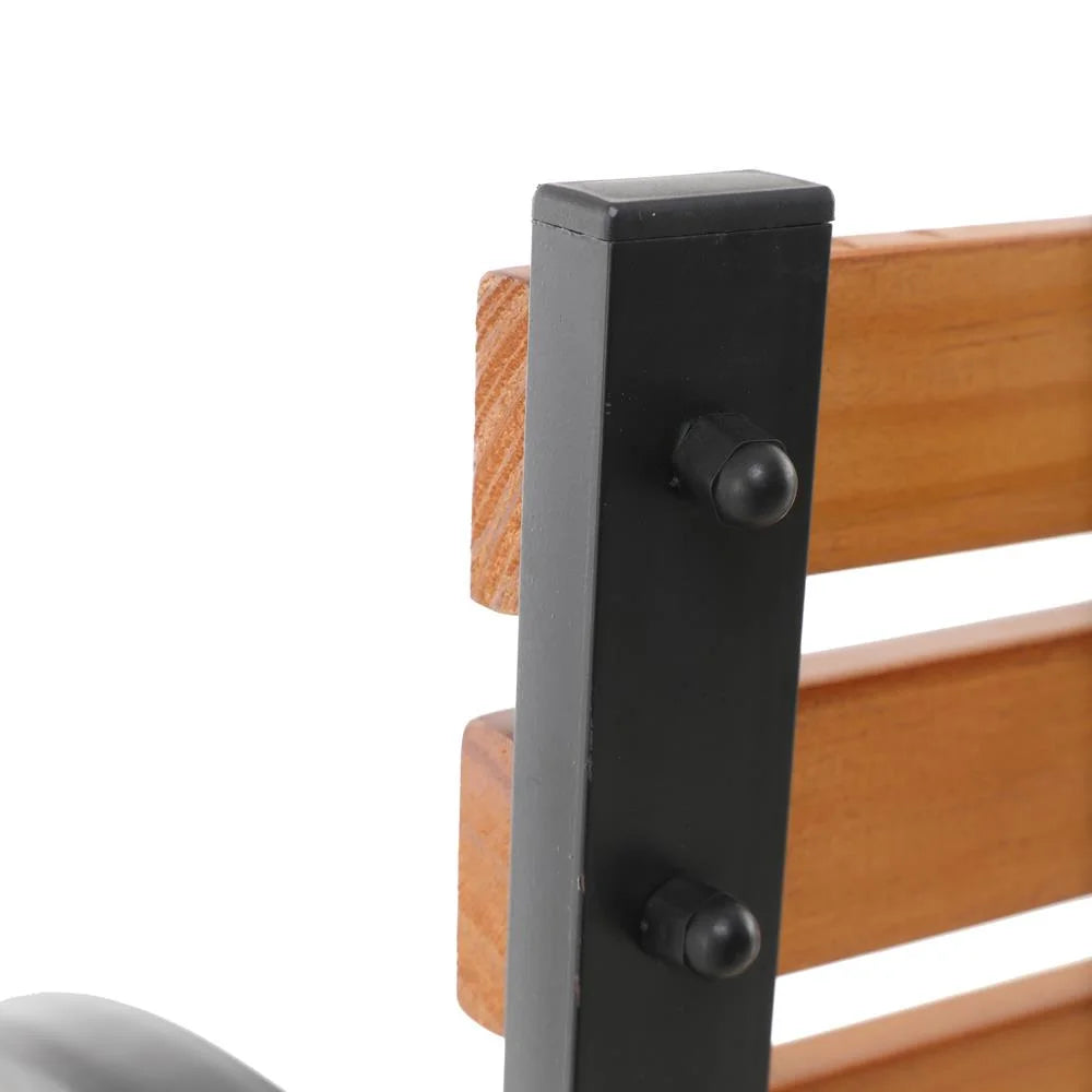 48" Iron Hardwood Park Bench X31730