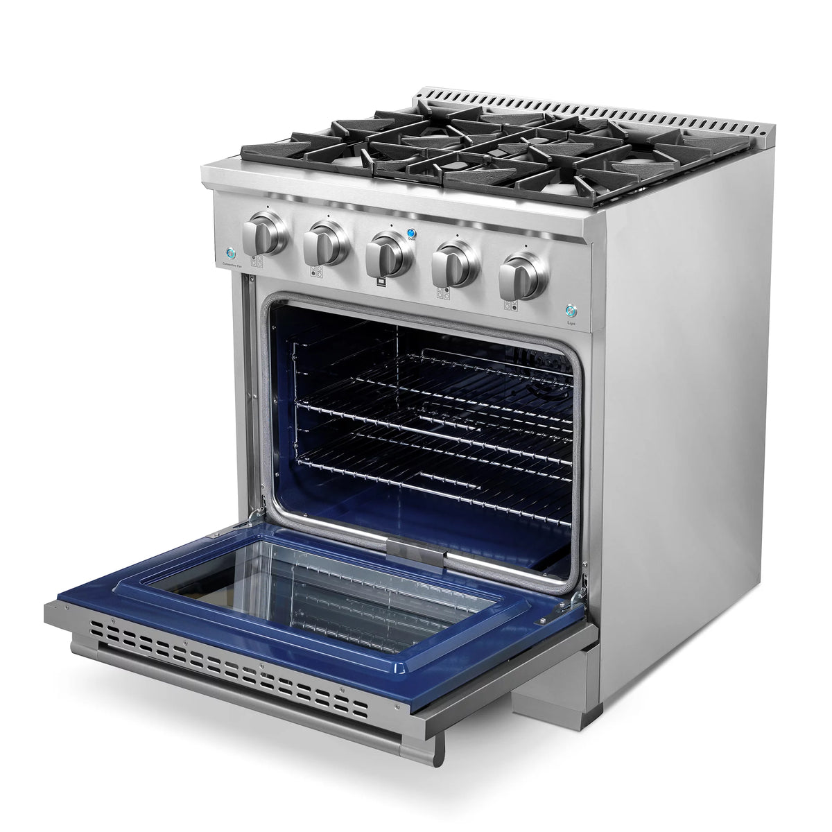 Stainless Steel Gas Range with 4 Burners T4995