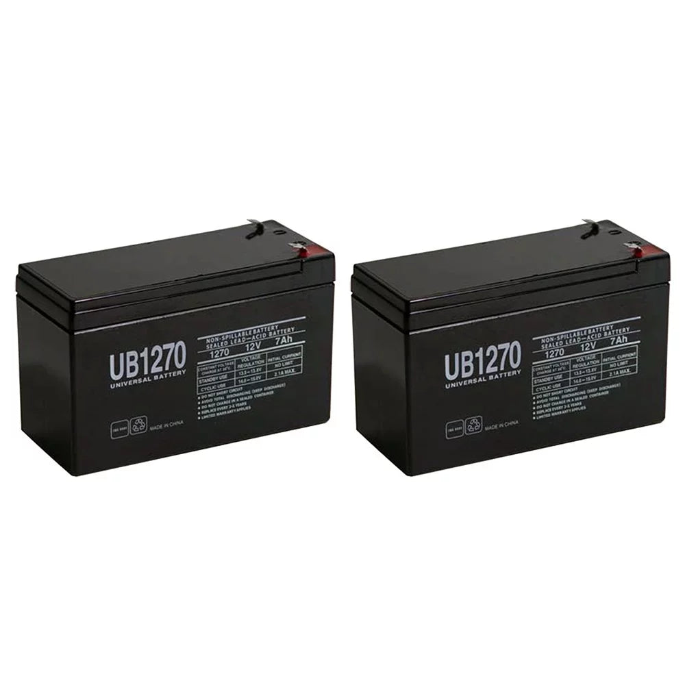 12V 7AH Replacement Batteries 2 Pack A4827