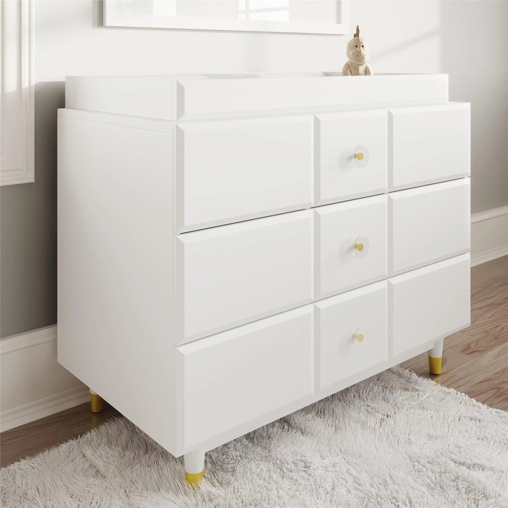 White 3 Drawer Dresser R53834
