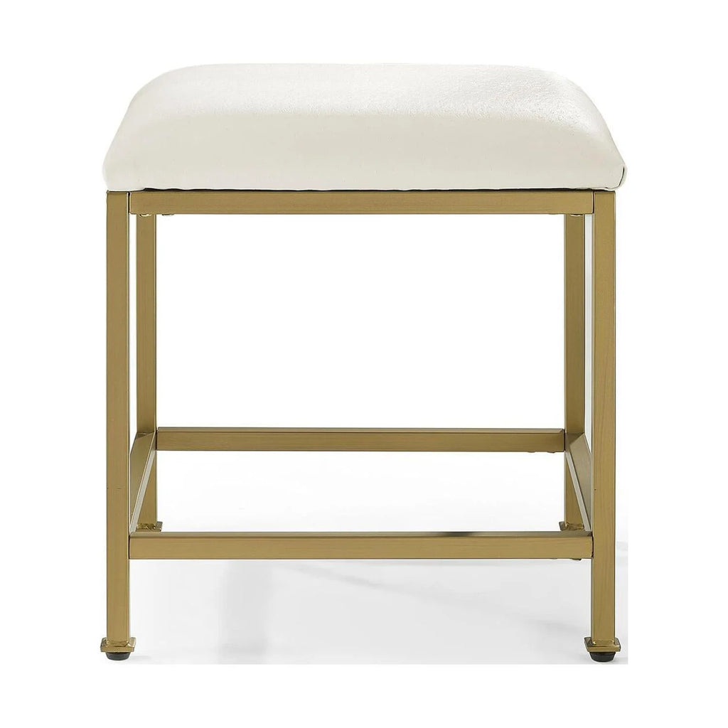 Soft Gold Vanity Stool A157