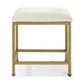 Soft Gold Vanity Stool A157