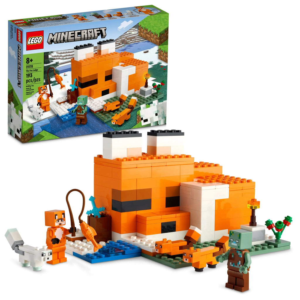 Minecraft Fox Lodge House Building Set Q7987