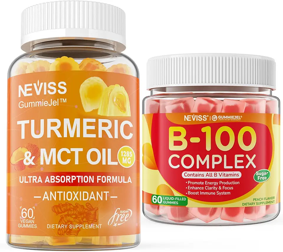 Turmeric Gummies 1000mg Vitamin B100 Complex Gummies R76401