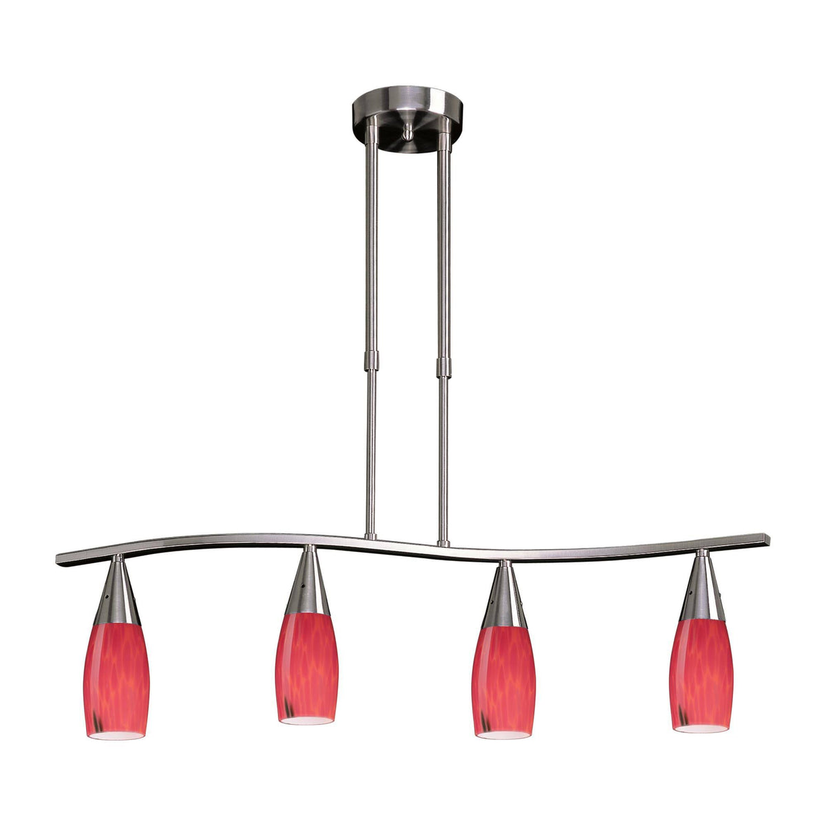Fire Red Glass Table Lamp G872754