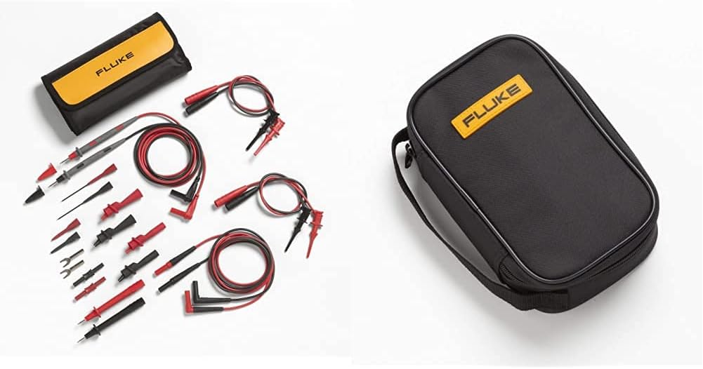 Industrial Test Lead Kit with Zippered Vinyl Carry Case J509