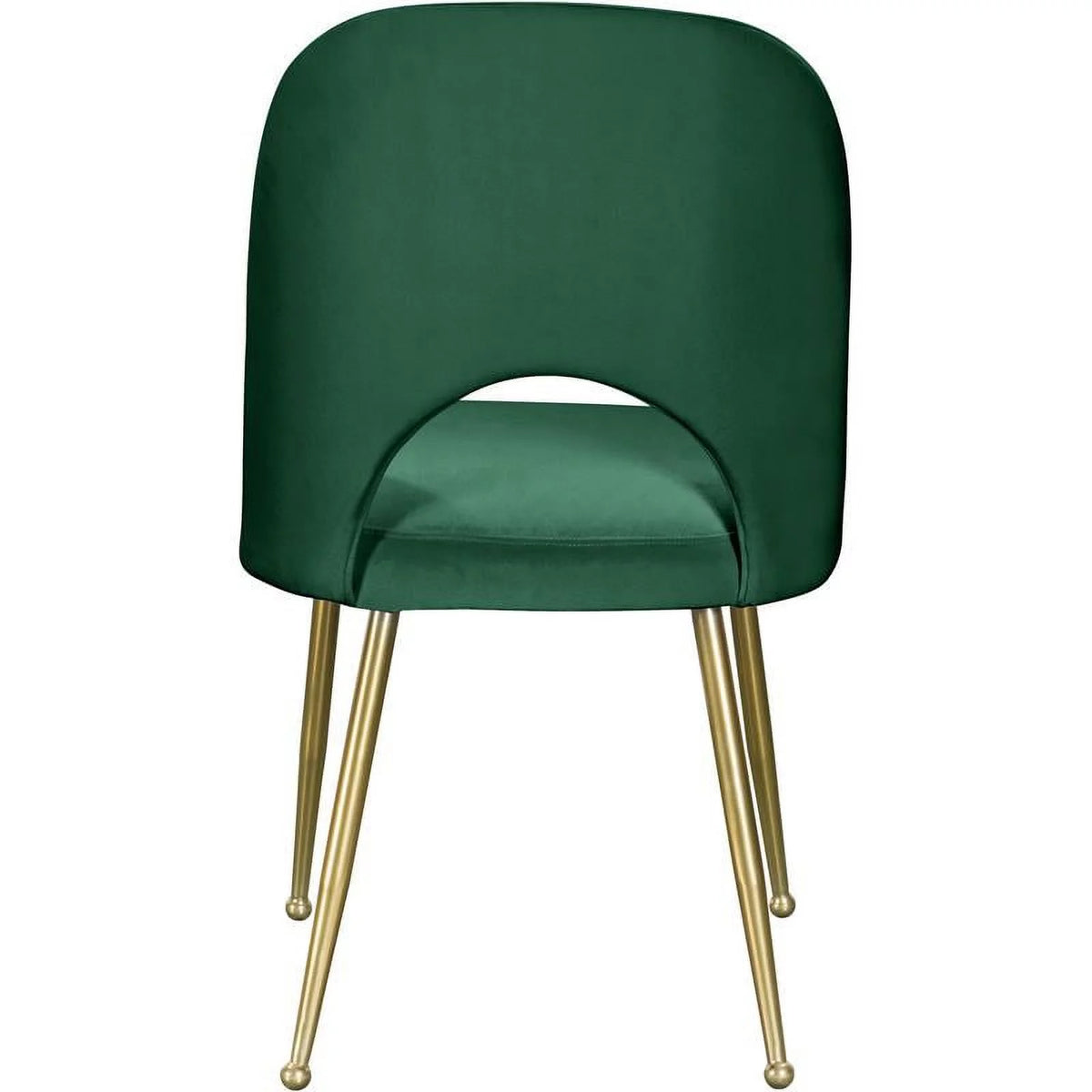 Green Velvet Dining Chair Set of 2 G912