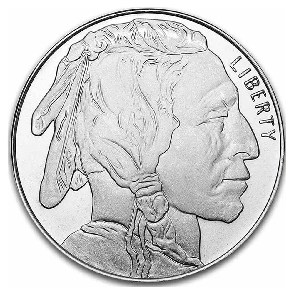 1 oz Silver Round Buffalo F3625