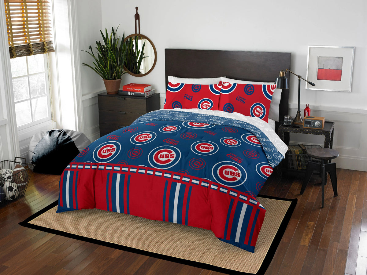 Queen Size 5 Piece Polyester Bed In Bag Set N661