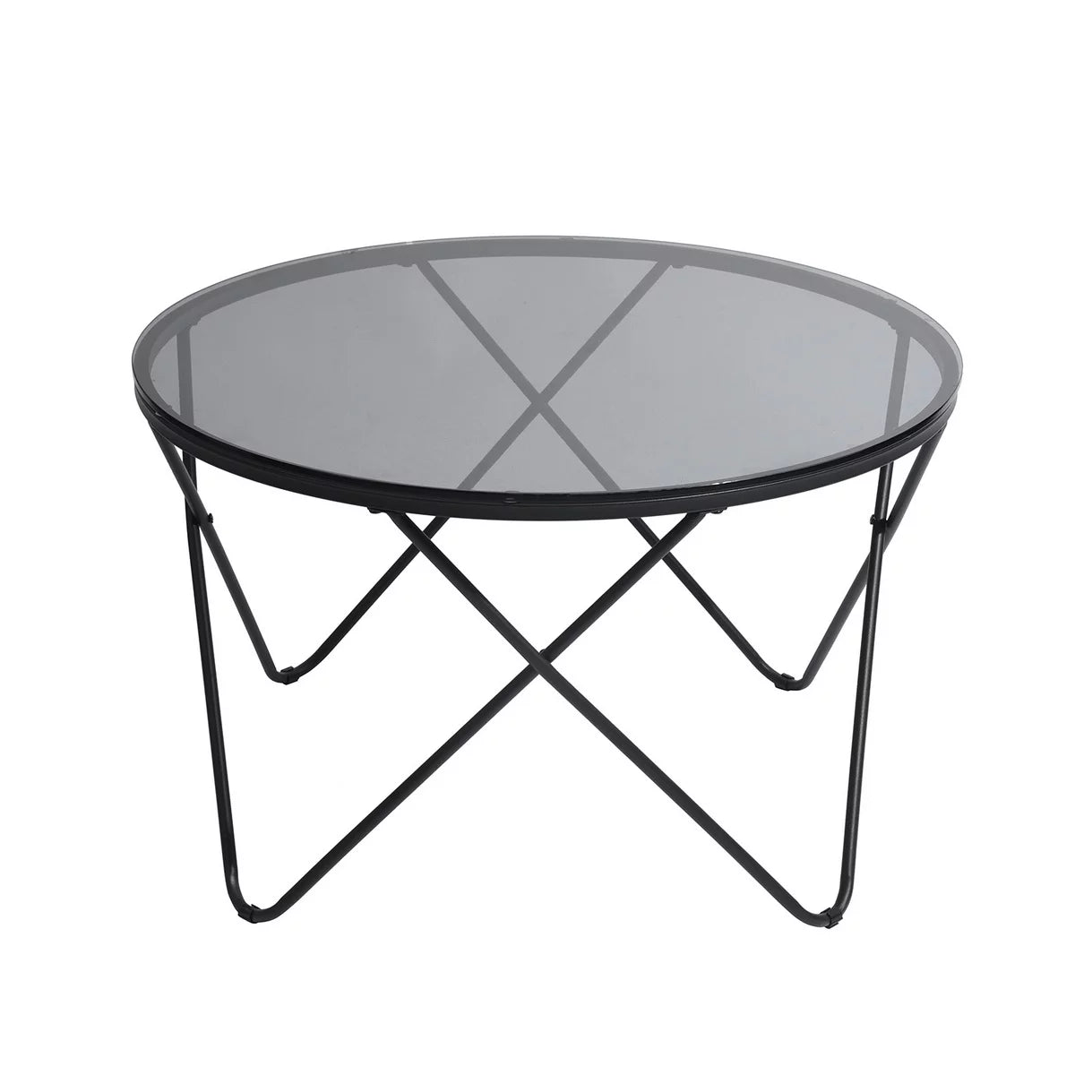 Round Coffee Table with Metal Frame P336289