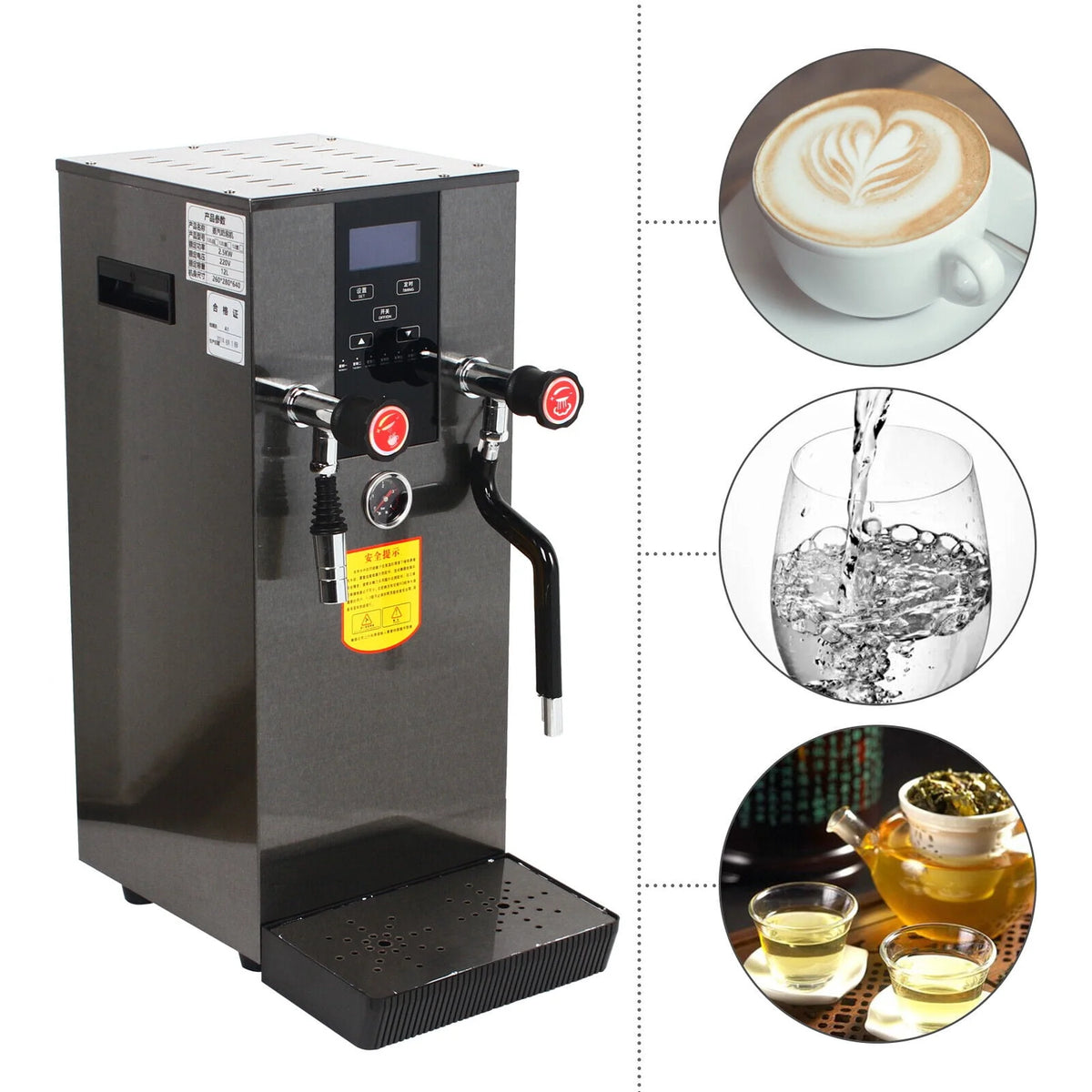 2500W Stainless Steel Espresso Coffee Machine M535