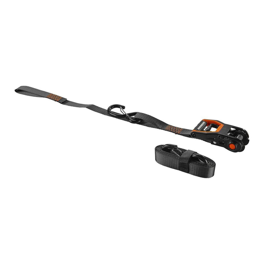 500 lb. Capacity 1 in. x 12 ft. Ratcheting Tie-Downs, 2-Pack Q4026