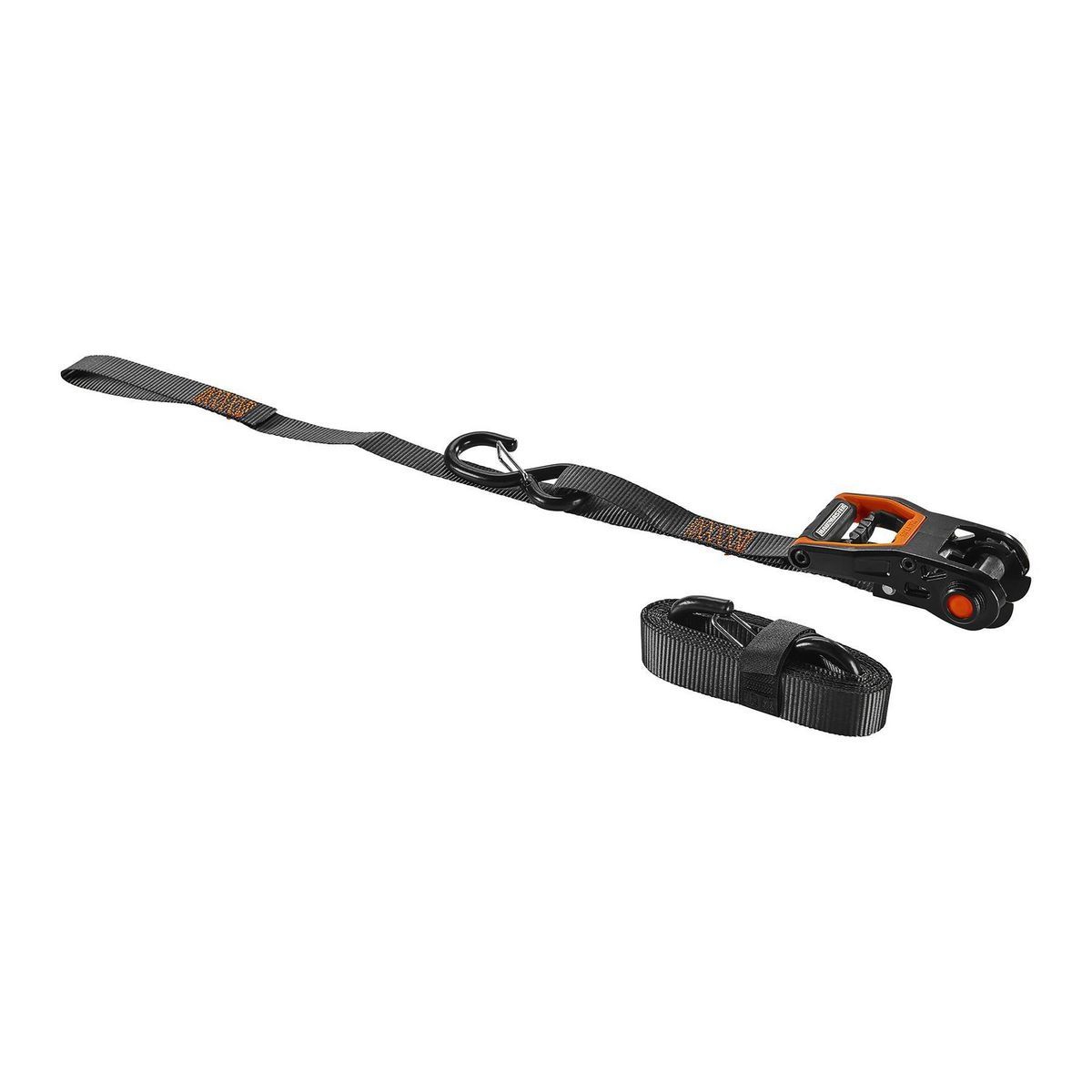 500 lb. Capacity 1 in. x 12 ft. Ratcheting Tie-Downs, 2-Pack Q4026