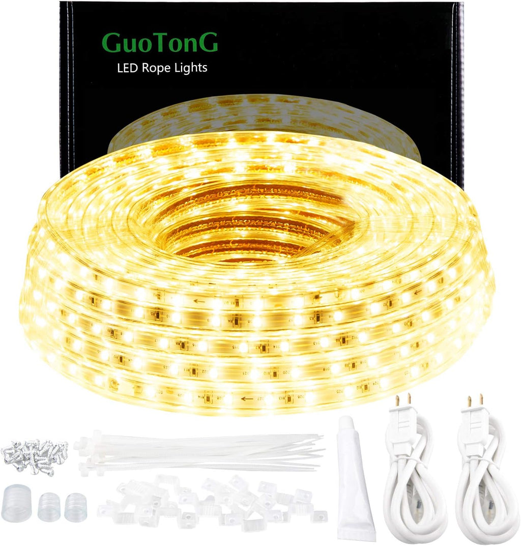 Daylight White 6000K Led Strip Light IP65 Waterproof 131.2ft N382395