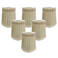 3.5 Silk Empire Candelabra Shade Set of 6 N7418
