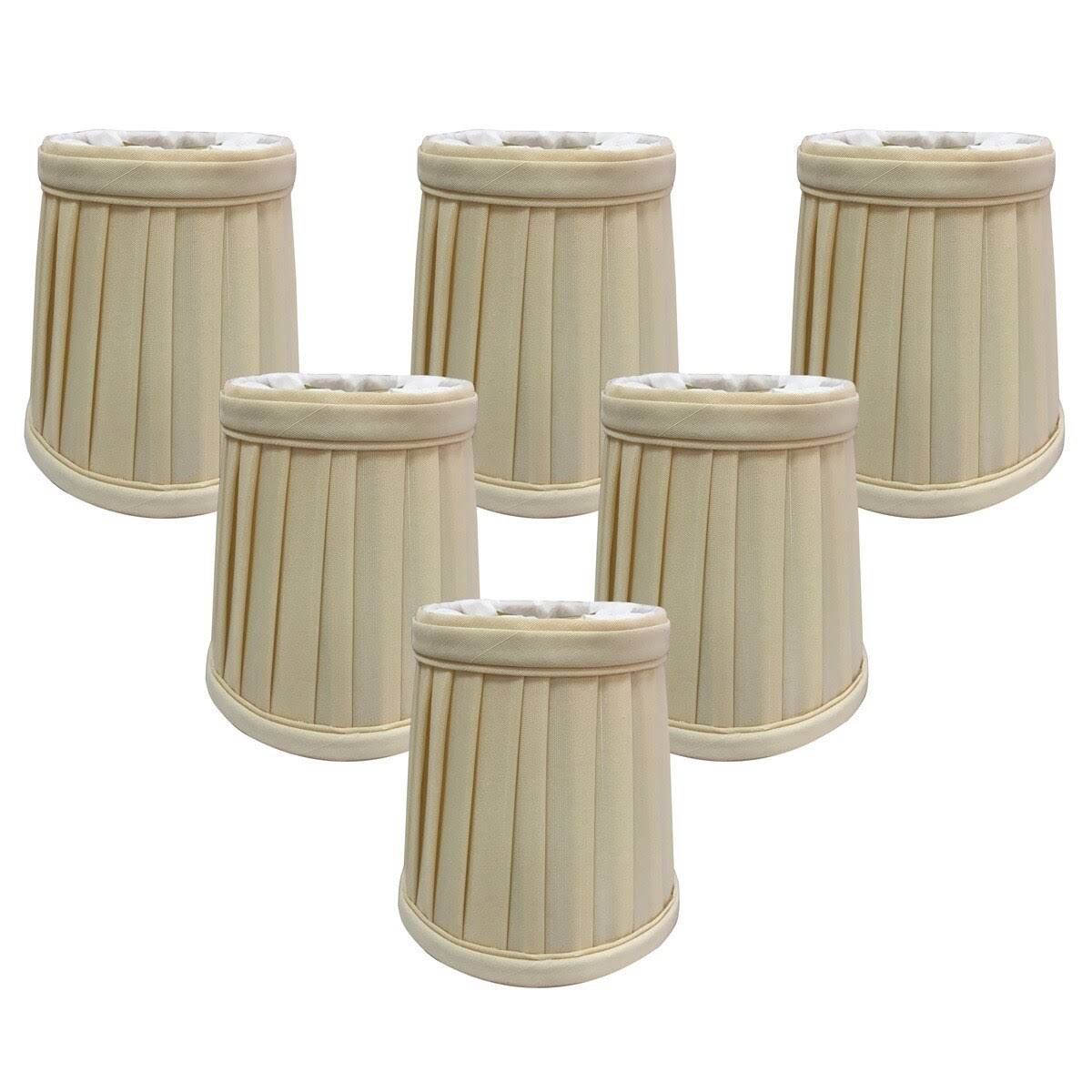 3.5 Silk Empire Candelabra Shade Set of 6 N7418