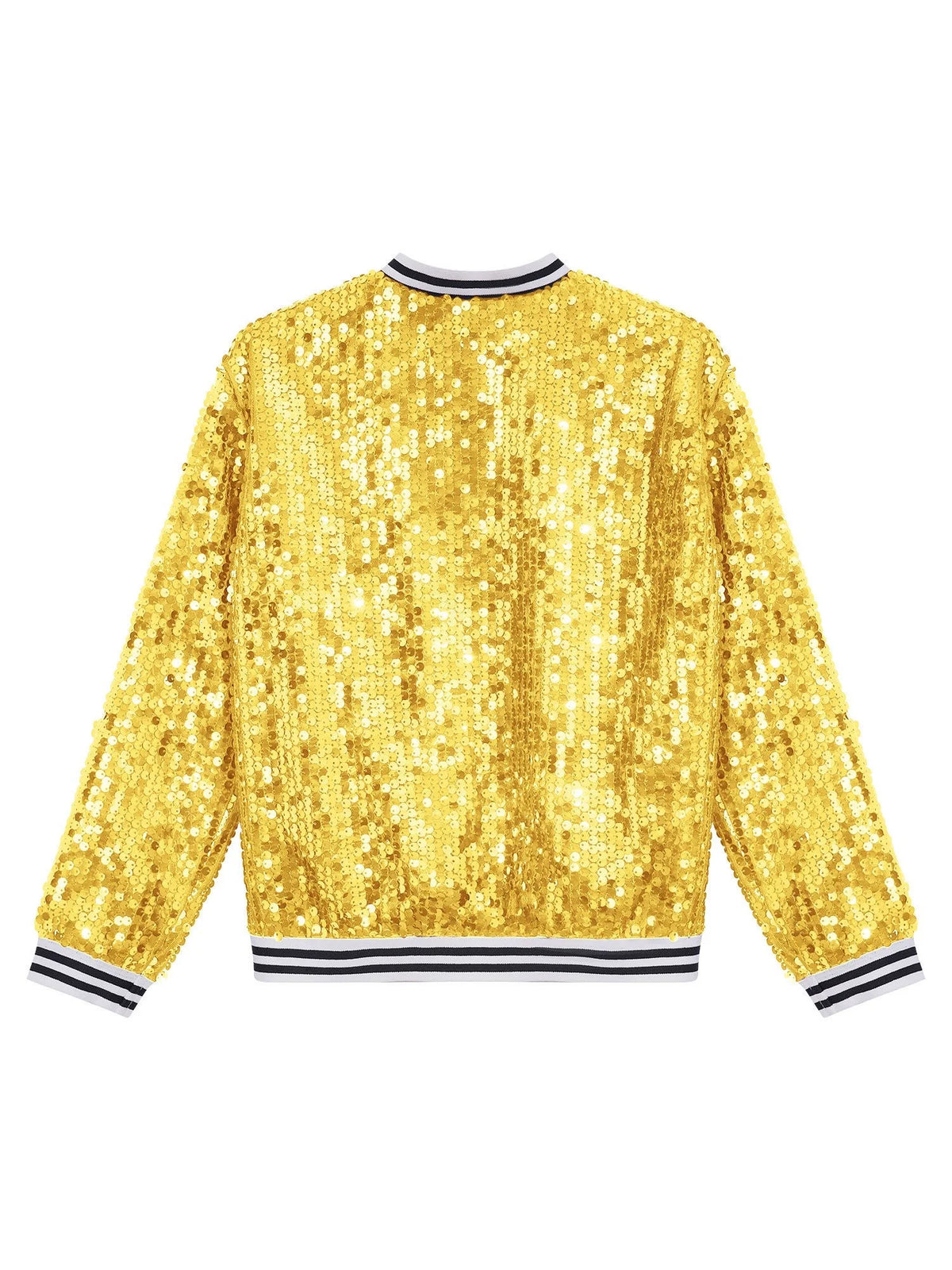 Gold 14 Girls Sparkle Bomber Flight Jacket M175745