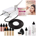 Professional Beauty Airbrush Cosmetic Makeup System with 4 Fair Shades Foundation in 1/4 Ounce Bottles J894