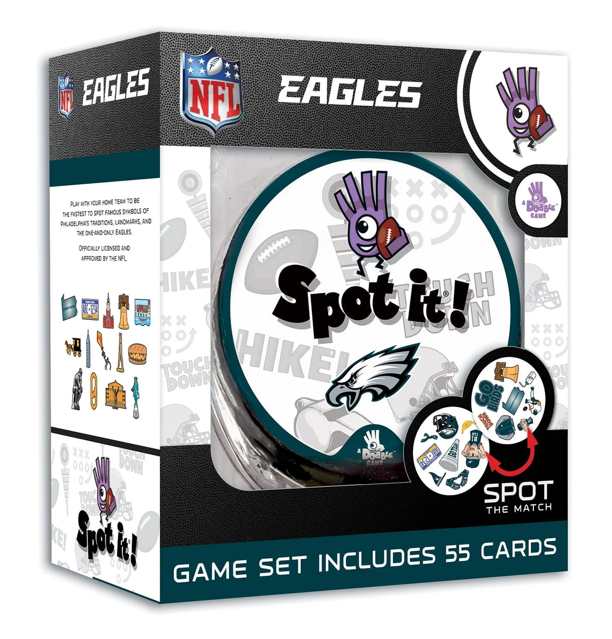 Officially Licensed NFL Philadelphia Eagles Spot It Game A653409