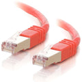 150ft Cat5e Molded Shielded STP Network Patch Cable Red E300791