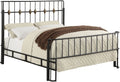 Black Queen Panel Bed R856141