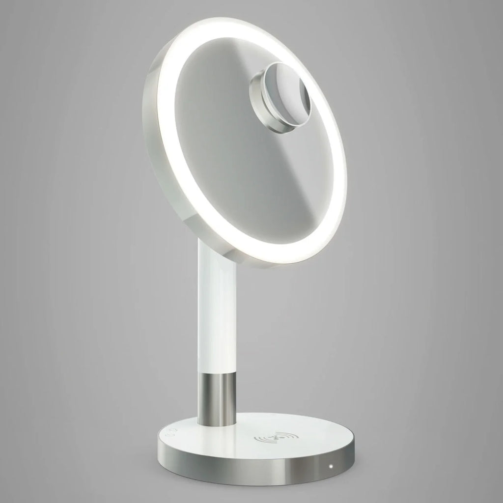 9" LED Vanity Mirror with Qi Wireless Charging H4674