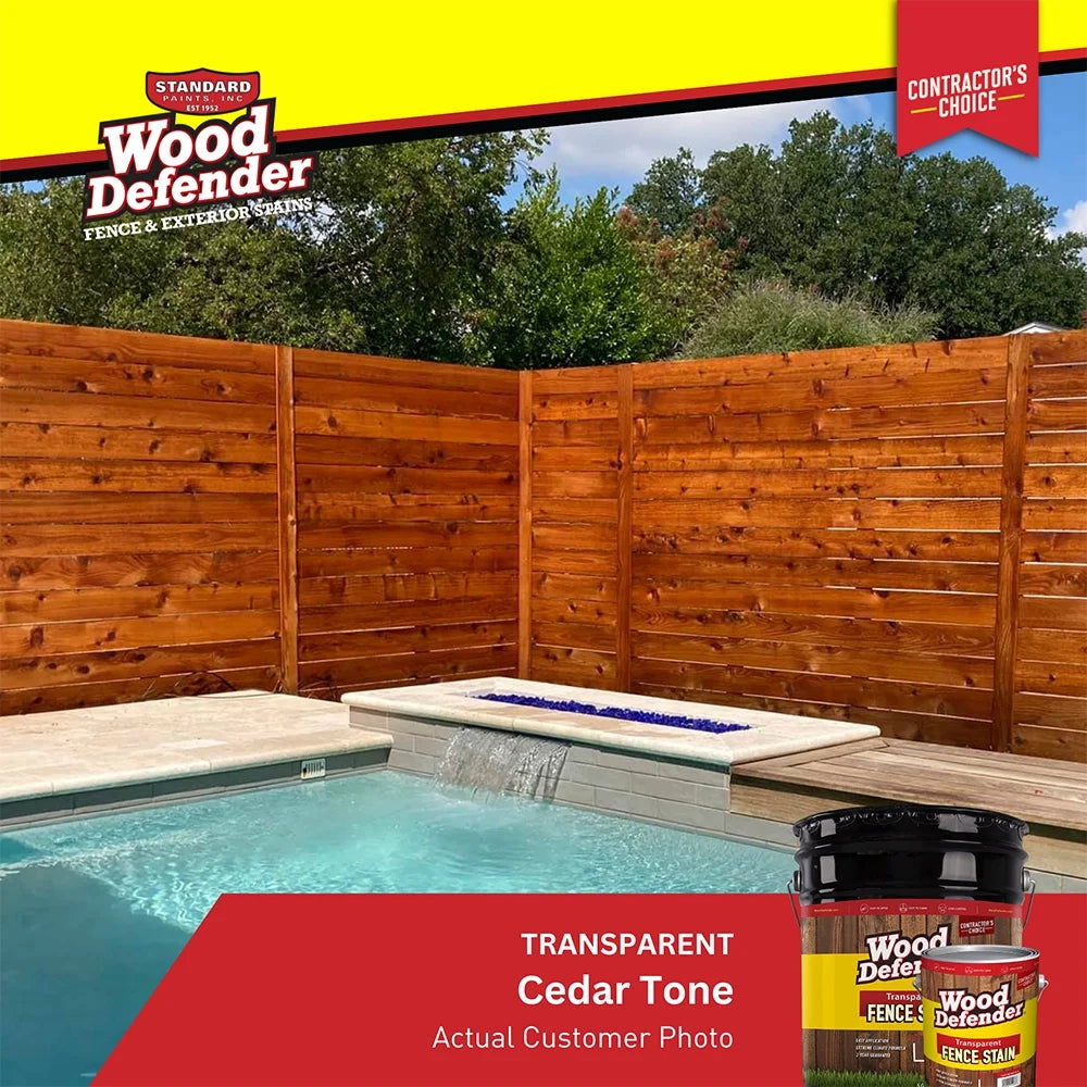 Transparent Fence Stain gallon J334068