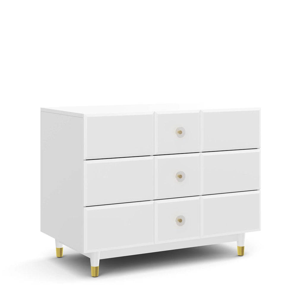 White 3 Drawer Dresser R53834