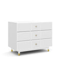 White 3 Drawer Dresser R53834