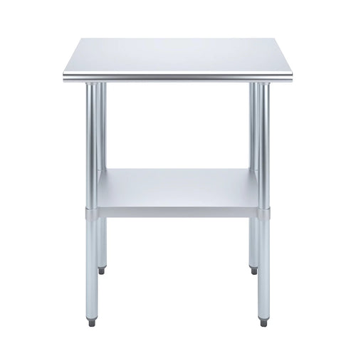 18" x 30" Stainless Steel Work Table with Undershelf T7583