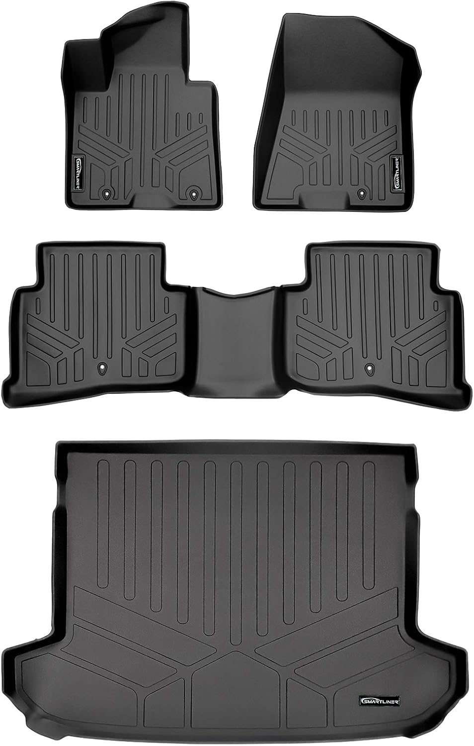 Custom Fit Floor Mats and Cargo Liner Set Black K460117