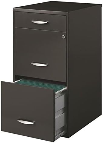 White Metal 3 Drawer Steel File Cabinet A8635