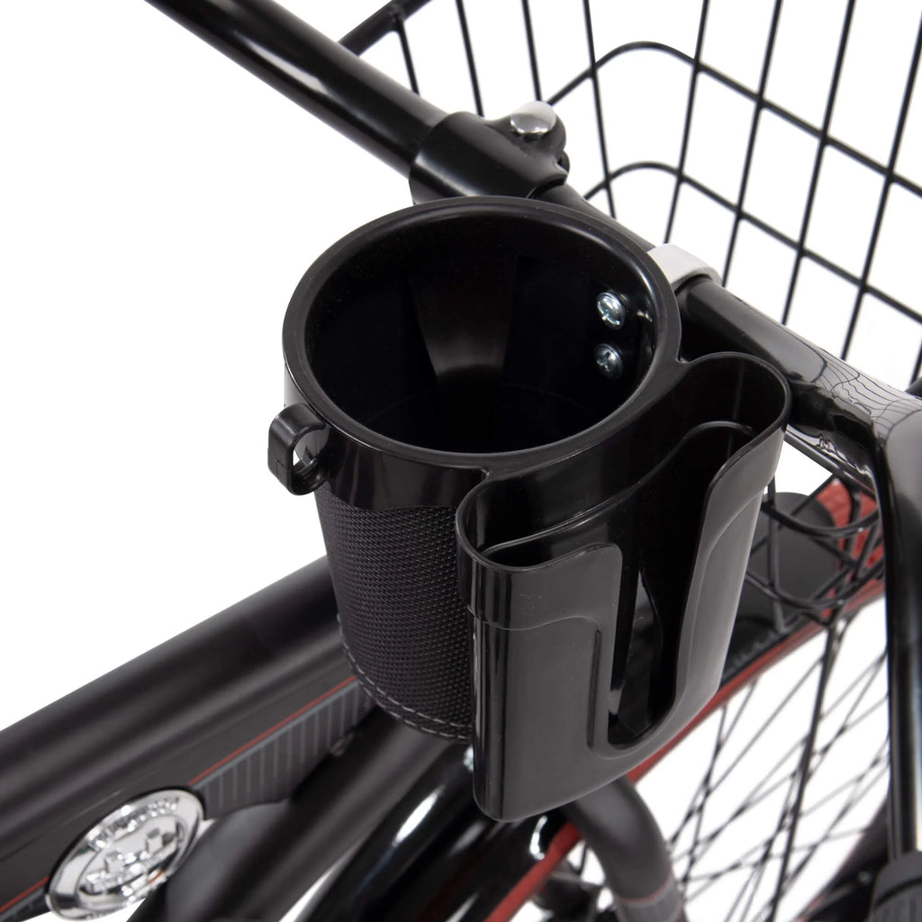 26” Matte Black Cruiser Bike G7546
