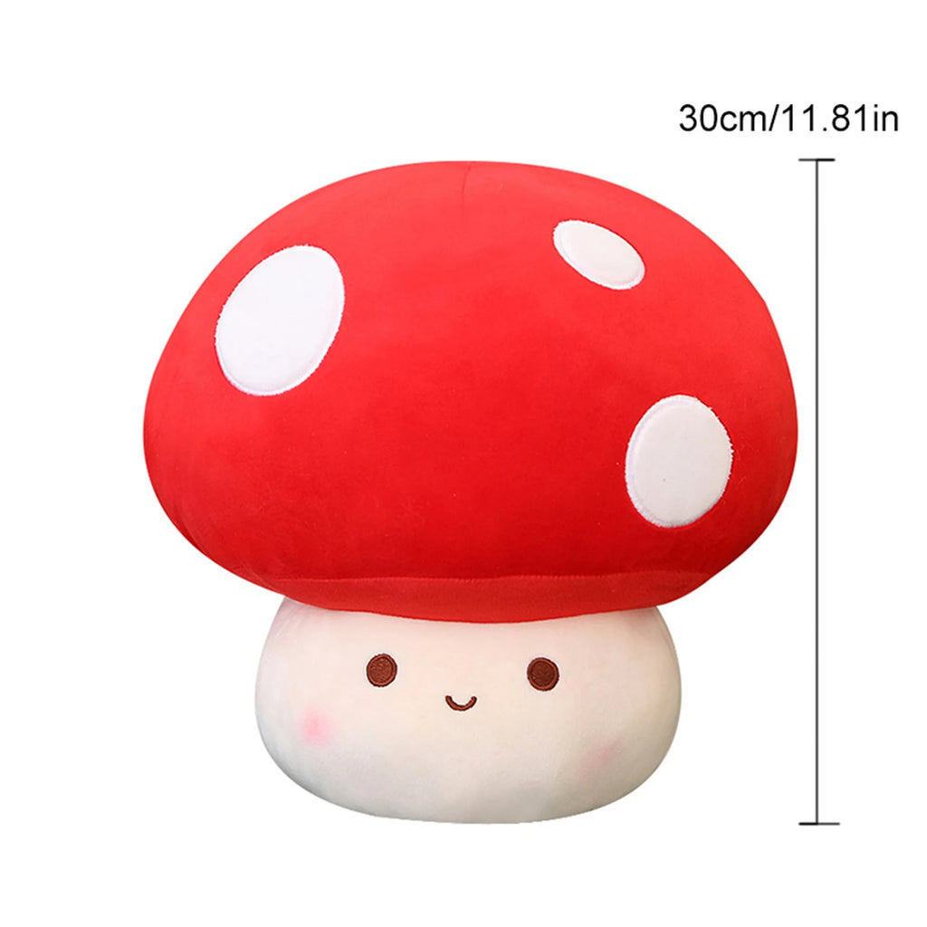 Mushroom Plush Toy 12inch Stuffed Mushroom Doll Soft Mushroom Pillow A2940