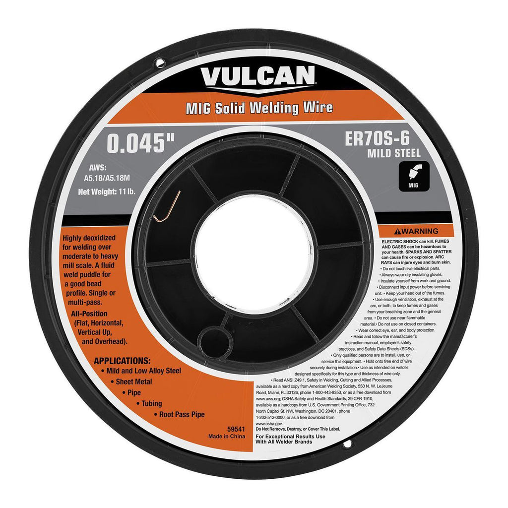 0.045 in. ER70S-6 MIG Solid Welding Wire 11 lb. Roll K2918