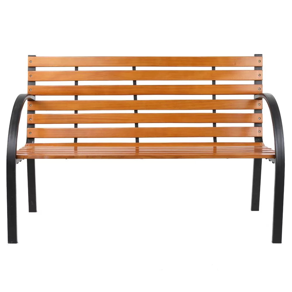 48" Iron Hardwood Park Bench X31730