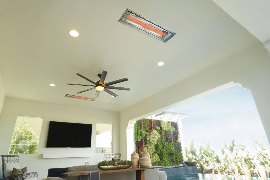 White 6000 Watt Electric Patio Heater K5250