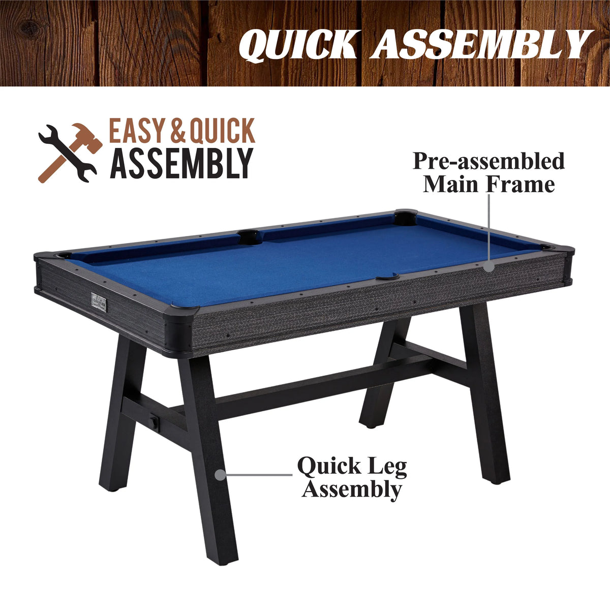 60" Pool Table K1672