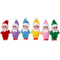 6Pcs Set Tiny Baby Elf Doll with Feet and Shoes R6758