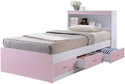 Twin Size Captain Storage Bed in White R612183