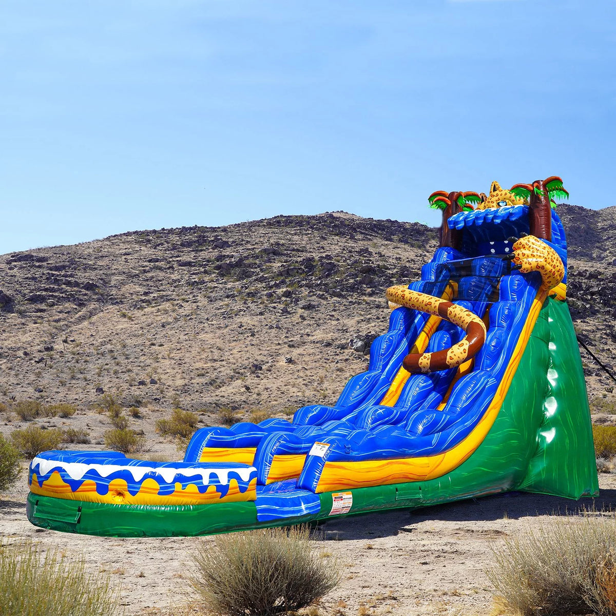 Commercial Grade Inflatable Water Slide with Splash Pool Q4723