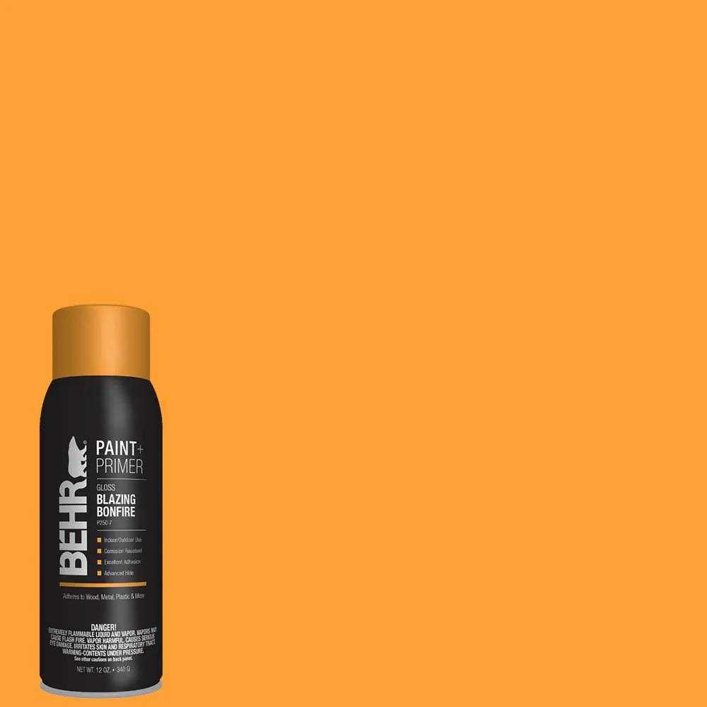 12 oz White Gloss Interior Exterior Spray Paint and Primer in One Aerosol Y344299